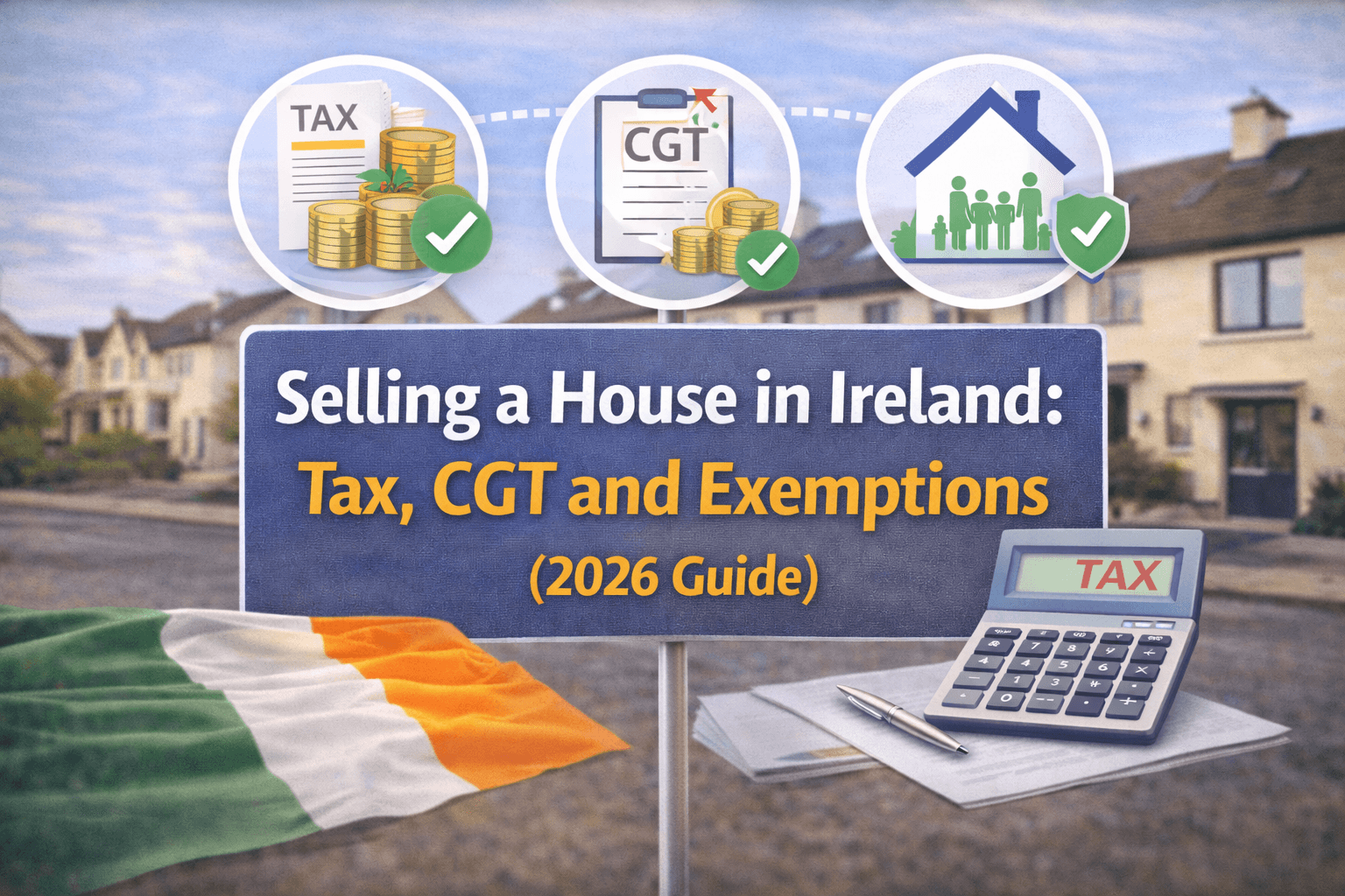 Selling a House in Ireland: Tax, CGT and Exemptions (2026 Guide)